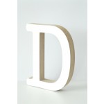 Dekoratyvinė medinė raidelė D