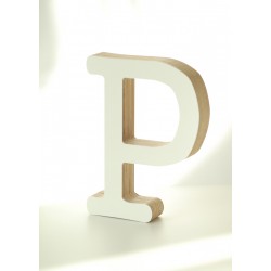 Medinė dekoratyvinė raidelė P