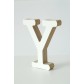 Dekoratyvinė medinė raidelė Y